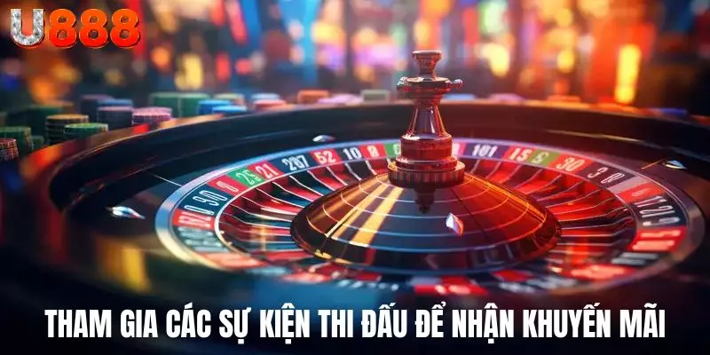 Tham gia các cuộc thi tại hệ thống để tận dụng khuyến mãi casino