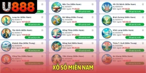 xổ số miền nam tại U888